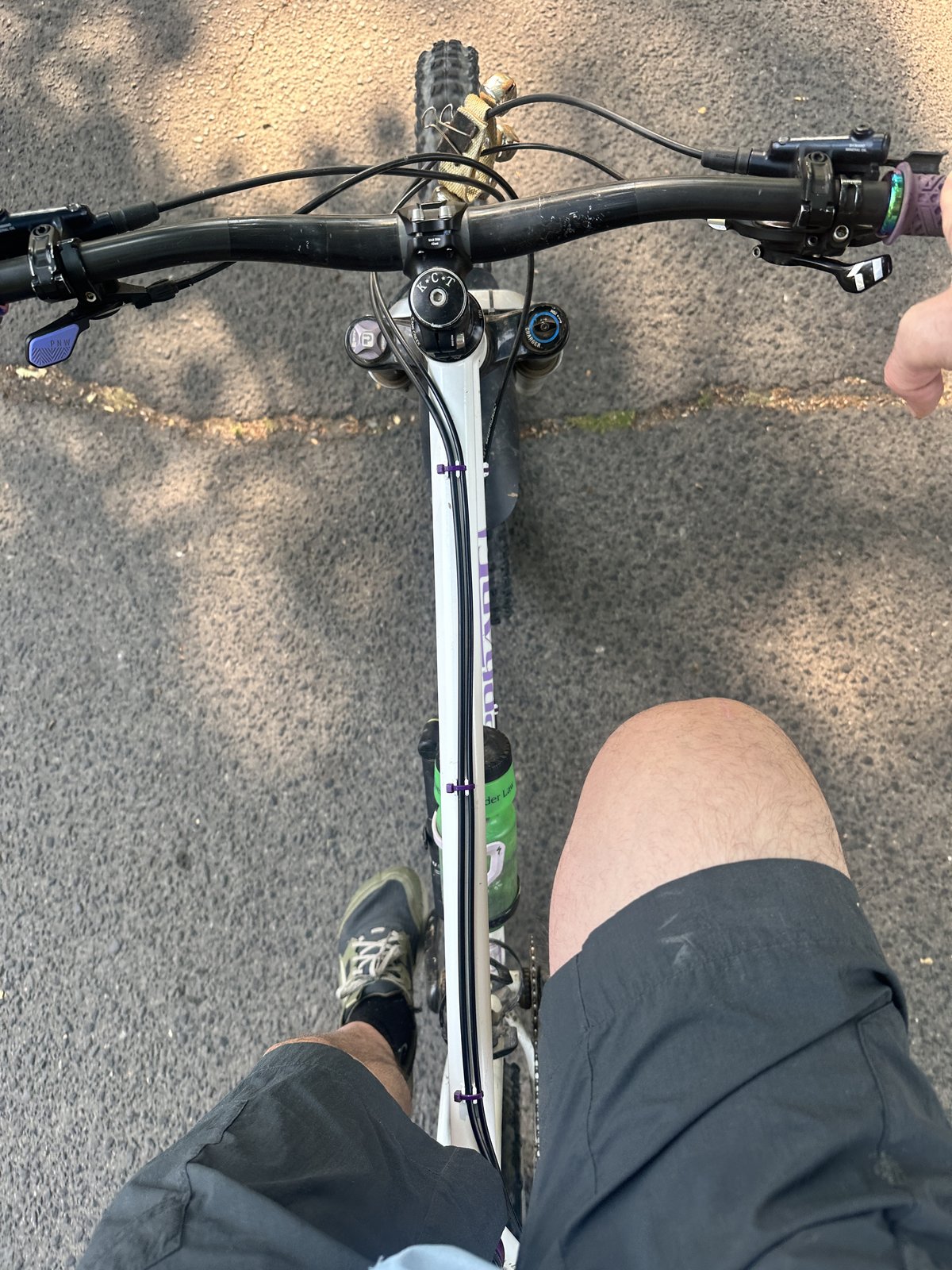 Cleared for easy spinning.